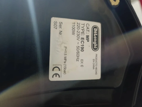 Cafetera Espresso De'Longhi EC 190